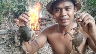 Hampir jari terputus di gigit kepiting saat tangkap pakai tangan kosong [upl. by Spense]