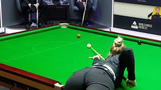 SNOOKER REANNE EVANS SHOWS HER SKILLS 2024  WORLD MIXED DOUBLES  BRECEL EVANS ROBERTSON [upl. by Nomael861]