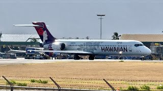 Planespotting  Kahului Airport OGG  Maui Hawaii  TakeoffsLandings  9 [upl. by Stich243]