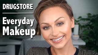 Easy Everyday DRUGSTORE Makeup Tutorial  Alexandra Anele [upl. by Riggall]