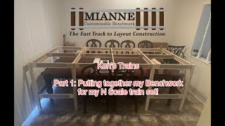 Part One of my Layout Building the Ultimate Benchwork [upl. by Kristel]