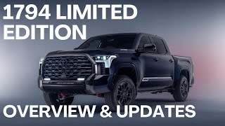 Limited Edition 1794 Toyota Tundra  Overview [upl. by Otto]