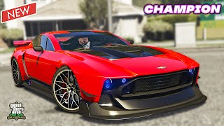 GTA 5 Online Dewbauchee Champion NEW DLC VEHICLE  Review amp Best Customization  Aston Martin Victor [upl. by Kristien]