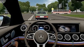 City Car Driving  MercedesBenz E400d  Fast Driving [upl. by Obadiah]