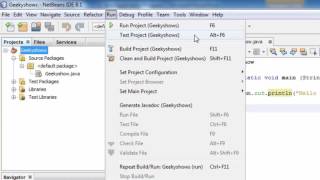 42 Run Java Program in NetBeans Hindi [upl. by Meer]