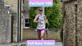 BIG CLIMB LONG DESCENT Fairford 10K Full Race Video [upl. by Blinnie317]