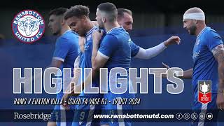 MATCH HIGHLIGHTS  RAMSBOTTOM UNITED 20 EUXTON VILLA [upl. by Marentic745]