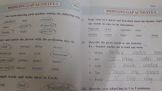 FLN English Bridging Gap Activity Workbook Class 5 Ws 23 Explanation and answers easy viral [upl. by Nollat]