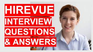 HIREVUE Interview Questions Tips and Answers How to PASS a HireVue Interview [upl. by Ajroj]