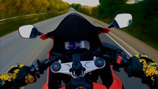 Honda CBR Fast ride Engine noise only TRACTION CONTROL  WHY WE NEED IT 4K UHD POV motorcycle [upl. by Meldon]