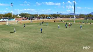 Chase Mafong’s goal ecnl showcase Phoenix 2024 left foot [upl. by Mirna]