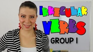 LISTA DE VERBOS IRREGULARES EN INGLES  GRUPO 1  SIGNIFICADO Y EJEMPLOS  IRREGULAR VERBS [upl. by Heinrike]