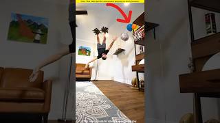 Tapping his feet the man tumbled upside down against the wall।😱shortvideo amazingfacts [upl. by Mortie76]