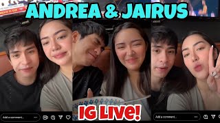 ANDREA ANGELES AND JAIRUS AQUINO INSTAGRAM LIVE 030522 [upl. by Eissahc981]