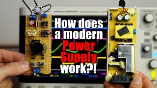 How does a modern Power Supply work 230V AC to 512V DC DIY Flyback Converter [upl. by Aivila367]