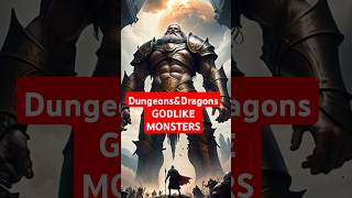 Dungeons ampDragons TOP 3 GODLIKE MONSTERS shorts monsters fantasy roleplay dungeonsanddragons [upl. by Eimmac]