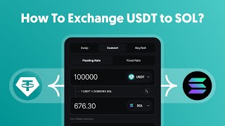 How To Convert Tether USDT To Solana [upl. by Annawaj294]