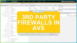 AVS Howto 3rd Party Firewalls in Azure VMware Solution [upl. by Alyahsal]