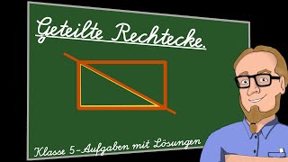 Flächeninhalt halber Rechtecke  Klasse 5 [upl. by Neffets]