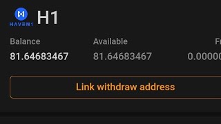 How to link your H1 withdrawal address on your Satoshi mining app ⛏️ [upl. by Erina929]