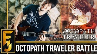 Octopath Traveler quotBattle Iquot Metal Guitar Cover  FamilyJules [upl. by Ydieh]