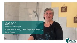 Duschhocker Spa  Expertenmeinung von Pflegedienstleitung Beate Bauer [upl. by Heller]