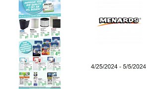 Menards Weekly Ad US  04252024  05052024 [upl. by Rana]