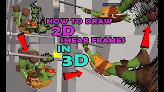 How to draw 2D ANIMATED SMEAR FRAMES in 3D with ANNIE animator David Han  Griffin Animation Academy [upl. by Surtimed]