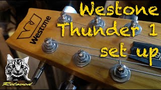 Vintage made in Japan Westone Thunder 1 set up [upl. by Refinnej]