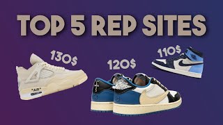 WHERE to get REP SNEAKERS from Top 5 Websites  2022 Middlemen TUTORIAL [upl. by Sayre]