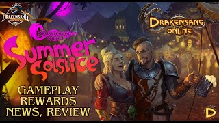 Drakensang Online  Summer Solstice Festival Event News Rewards Gameplay Drakensang Dso mmorpg [upl. by Earahs]