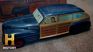 American Pickers 1950s Antique Toy Car is SUPER Collectible Season 24 [upl. by Rendrag400]