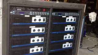 TCS Audio System  40000 watts Eight 3Way Cabs  Power Amps  For Sale [upl. by Jakoba]