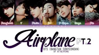 BTS 방탄소년단  Airplane pt2 Color Coded LyricsHanRomEng [upl. by Procter]