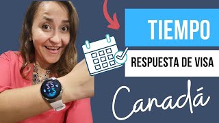 Cuánto se demora la visa de Canadá [upl. by Bellamy477]