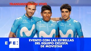 Evento con las estrellas del equipo ciclista de Movistar [upl. by Atsirtal]