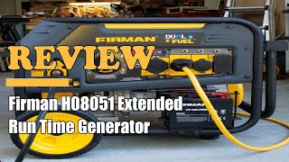 Firman H08051 Extended Run Time Generator  Review 2022 [upl. by Fesoy]