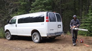 Van Life BC  Forestry Forest Trail Maintenance [upl. by Bain]