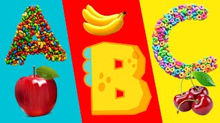 Fruit abc  Fruit Alphabet Song  ABC fruits song  Phonic fruit song  AZ fruit song [upl. by Ileak]