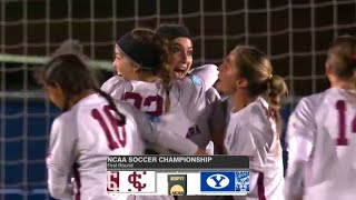 NCAA Womens Soccer Opening round Santa Clara vs BYU Highlights [upl. by Decato]