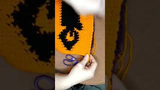 Whip stitch to join crochet panels [upl. by Gaves]