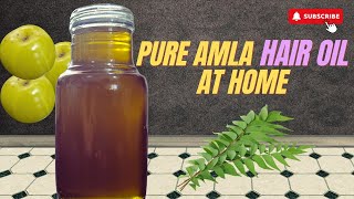 How to make Amla hair oil at Home  Homemade Hair oil Remedy for Double Hair Growth [upl. by Avad]