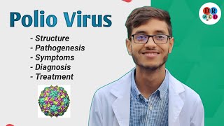 Poliomyelitis  Polio Virus  Virology  Microbiology bangla lecture [upl. by Towrey]