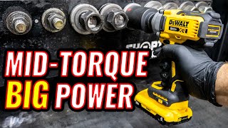 TORQUE MONSTER  NEW 20V XR DeWalt Mid Torque Impact Wrench Review DCF891 [upl. by Balfore]