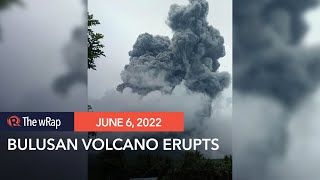 Bulusan Volcano under Alert Level 1 due to phreatic eruption [upl. by Ial]