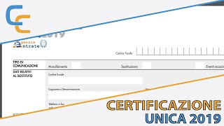 La certificazione unica CU [upl. by Nehgem154]