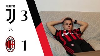 INGIUSTO  JUVENTUS 31 MILAN  LIVE REACTION GOL HD [upl. by Auburta750]