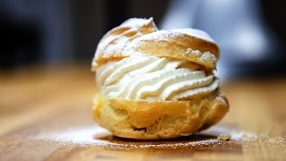 Cream Puffs  Ptysie z Bita Smietana  Recipe 175 [upl. by Aimas]