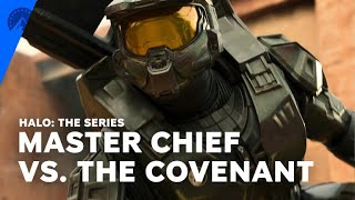 Halo The Series  Master Chief Brings The Fight To The Covenant S1 E9  Paramount [upl. by Atteiluj]