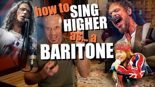 How to Sing Higher as a Baritone TWO Key Tips Pull From Ian Thornley Chris Cornell amp Others [upl. by Roddie824]